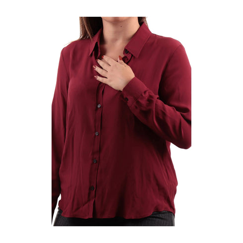 EMME MARELLA Camicia casual Camicia Donna classica misto seta Rubino - Francavilla Moda
